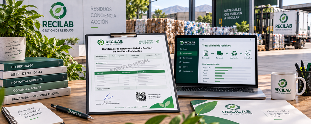 Cumplimiento Ley REP y normativa ambiental - Recilab
